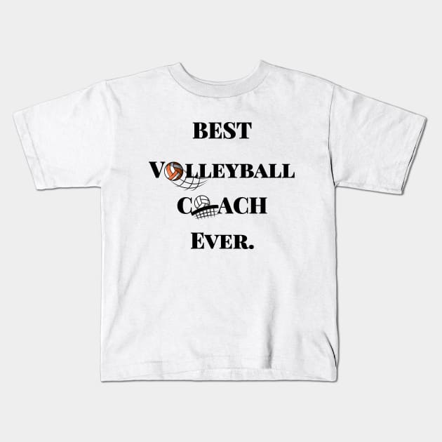 Volleyball Coach Kids T-Shirt by maro_00